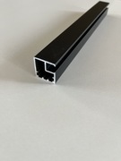 Fronty aluminiowe meblowe R1 czarny MAT