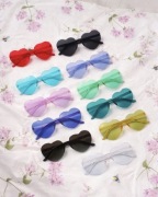 Nowe! Okulary serca 12 sztuk zestaw komplet serce 