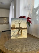 Obraz olejny “Christmas tree”