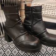 Botki damskie River Island rozm 40 SKÓRA 