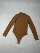 Piękne beżowe body brązowe eleganckie Basic wygodne