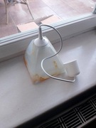 Lampa mieszkaniowa, wisząca, szklany klosz