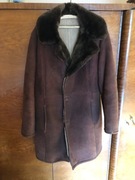 ORYGINALNY Kożuch Męski Vintage PRL lata 70. Nowy Targ (Gorce) skóra owcza