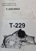 Pompa wodna DOLZ T-229 TOYOTA E11, E12