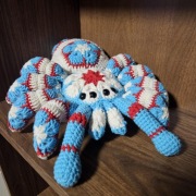 Maskotka pająk ptasznik handmade