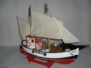 Model kutra rybackiego JAS-4 żaglowca KUTER RYBACKI XXL