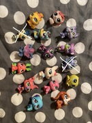 Zestaw 14 małych figurek lps littlest pet shop 