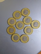 Monety 2zł obieg 1994 rocznik 10sztuk