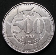 Liban 500 livres 2000