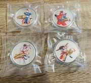 Zestaw 4 1oz srebrnych monet Street Fighter z okazji 30. rocznicy z 2021 r