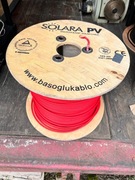 Kabel przewód solarny 6mm2 czerwony do fotowoltaiki 470m
