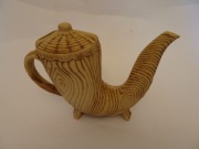 Ceramiczna karafka, Bułgaria, ceramika nieszkliwiona, karafka vintage