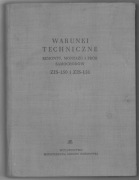 WARUNKI TECHNICZNE ZIS-150 i ZIS-151 - 1956