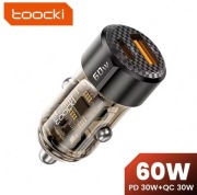 Szybka ładowarka samochodowa 2x30W