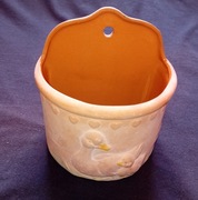 Zawieszana osłonka doniczki, ceramika skandynawska, II poł. XXw.