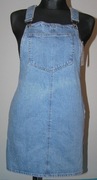 SPÓDNICA JEANS OGRODNICZKA DENIM 40