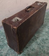 Walizka retro vintage z czasu okupacji Poznań Posen Pluciński