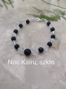 Bransoletka Księżycowa Noc – Noc Kairu, czeskie szkło