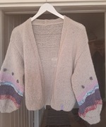 Kardigan w stylu La cocarda. Handmade. 