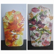 Dwustronna podkładka pod kalendarz zdzierak decoupage