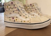 Wiosenne trampki w kwiaty Vans roz. 38,5