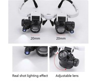 Okulary powiększające lupa 