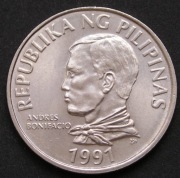Filipiny 2 piso 1991 - Bonifacio - stan 1/2