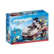 PLAYMOBIL 9364 AMFIBIA Z SILNIKIEM PODWODNYM + 2 FIGURKI GRATIS