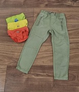 _Cool Club_ oliwkowe spodnie 104 cm