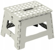 SMUKEE Składany stołek taboret 35 x 28,5 x 22 cm szary