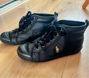 Świetne sportowe czarne buty Ralph Lauren Polo 38