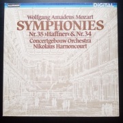 Mozart , Harnoncourt, Symfonie nr 34 i 35, Telefunken, winyl