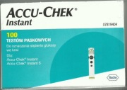 ACCU-CHEK - PASKI TESTOWE DO GLUCOMETRU INSTANT ,100 SZTUK