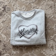 Szara Bluza Serce L/40 Bawełna
