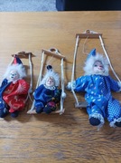 Zestaw  3 klaunów Stare 