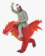 Nowy! Kostium Smoka Strój dmuchany z pompką 