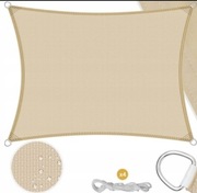 Żagiel przeciwsłoneczny 3x4 m