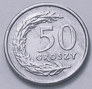 50 gr groszy 1991 r. 