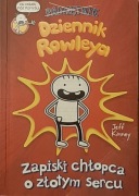 Jeff Kinney -Dziennik Rowleya. Zapiski chłopca o złotym sercu