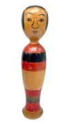 Japonia. Mała Kijiyama Kokeshi, sygnowana. II połowa XX w.