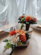 Zestaw w stylu naturalnym na nagrobek, zestaw na cmentarz, nr 16