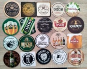 20 podkładek wafli pod piwo KASZTELAN ALTERNATYWA RACIBÓRZ GWARNO  i inne