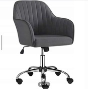 Krzesło obrotowe Yaheetech Dark Grey