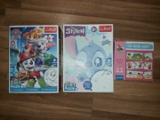 Zestaw 3 puzzli Psi Patrol, Stitch