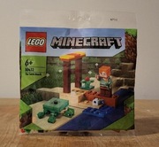 Lego Minecraft 30432 Plaża Żółwi saszetka z klockami