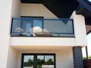 Balustrada wewnętrzna zewnętrzna, schodowa,szklana