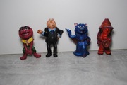 Muppet Show stare gumowe figurki PRL 4 szt