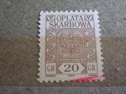 znaczek skarbowy znak opłata skarbowa 20 gr groszy