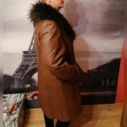 Płaszcz że skóry 48/50