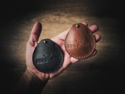 Portfel na monety – ręcznie wykonana sakiewka ze skóry 